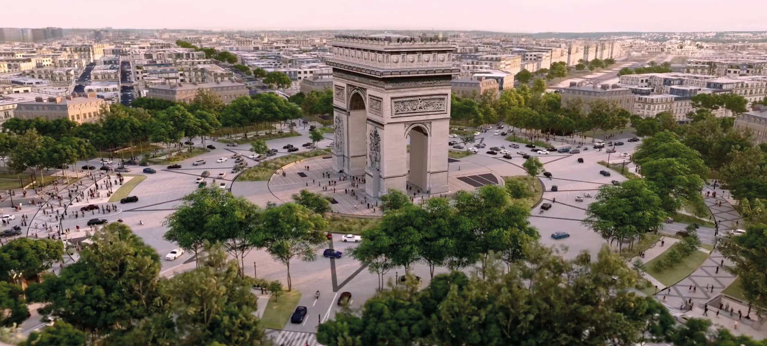 Parijse Champs Elysees Krijgt Groene Makeover Sublime